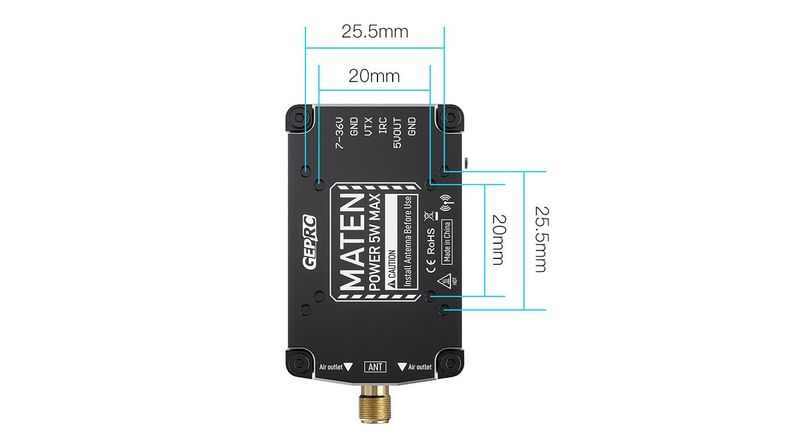 GEPRC MATEN 1.2G 5W VTX PRO - изображение 3