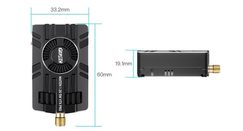 GEPRC MATEN 1.2G 5W VTX PRO - изображение 2
