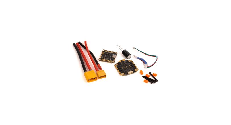 Полетный контроллер, Cтек (Башня) HAKRC F4 V2, 65A, 6S, XT90, +ESC. - изображение 2